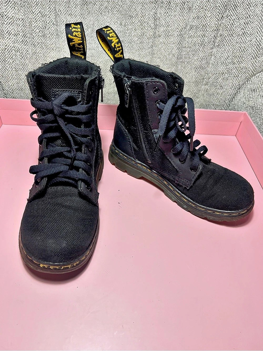 Dr. Martens 1460 Combat Boots Black US 13